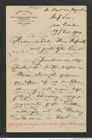 Nachlass Franz Steindachner, Brief von Emil Aug. Goeldi an Franz Steindachner (19.07.1904), Inv.Nr. 168.10, Seite 1